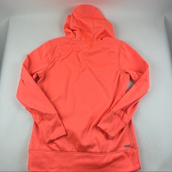 Danskin Now Hoodie Girls Medium 8-10 Peach Long Sleeve Pocket - Picture 7 of 8